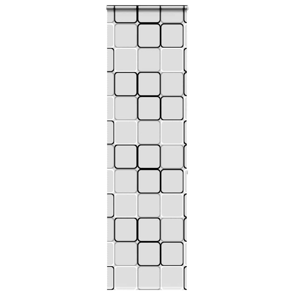 Vidaxl doucherolgordijn met cassette 60x240 cm stofbreedte 56 cm