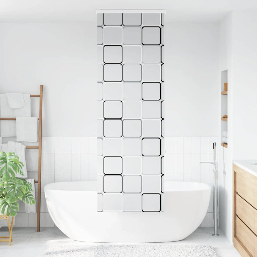Vidaxl doucherolgordijn met cassette 60x240 cm stofbreedte 56 cm
