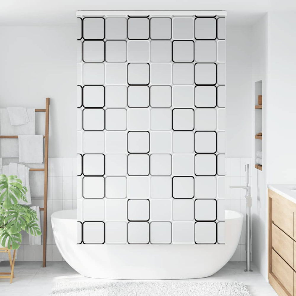 Vidaxl doucherolgordijn met cassette 120x240 cm stofbreedte 116 cm