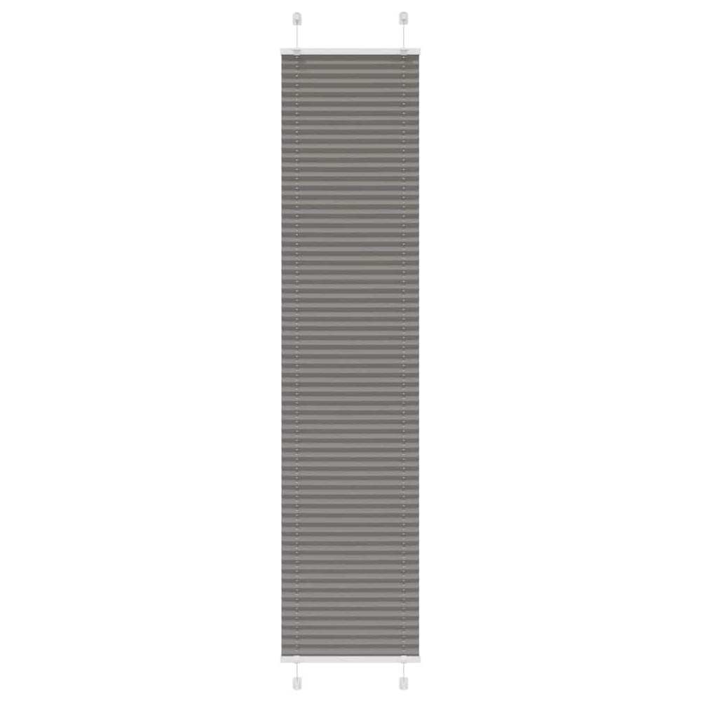 Vidaxl plissé rolgordijn 50x200 cm stofbreedte 49,4 cm antraciet