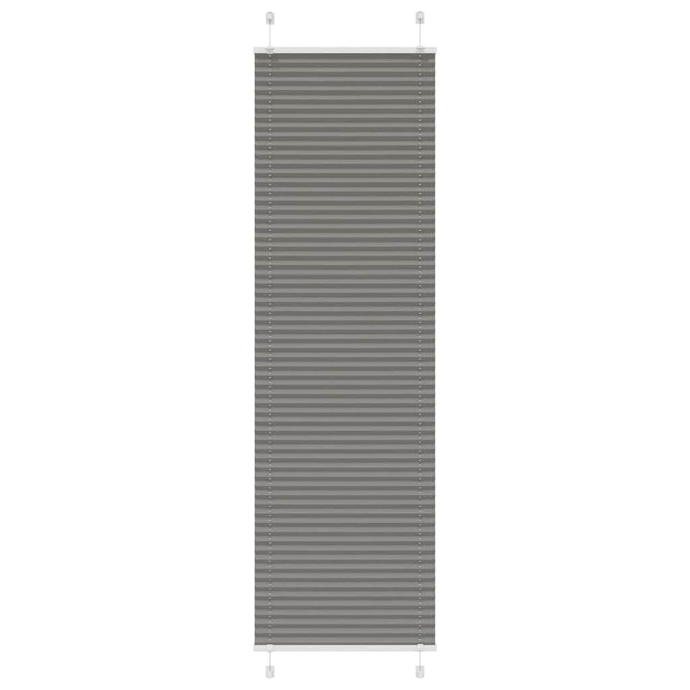 Vidaxl plissé rolgordijn 60x200 cm stofbreedte 59,4 cm antraciet