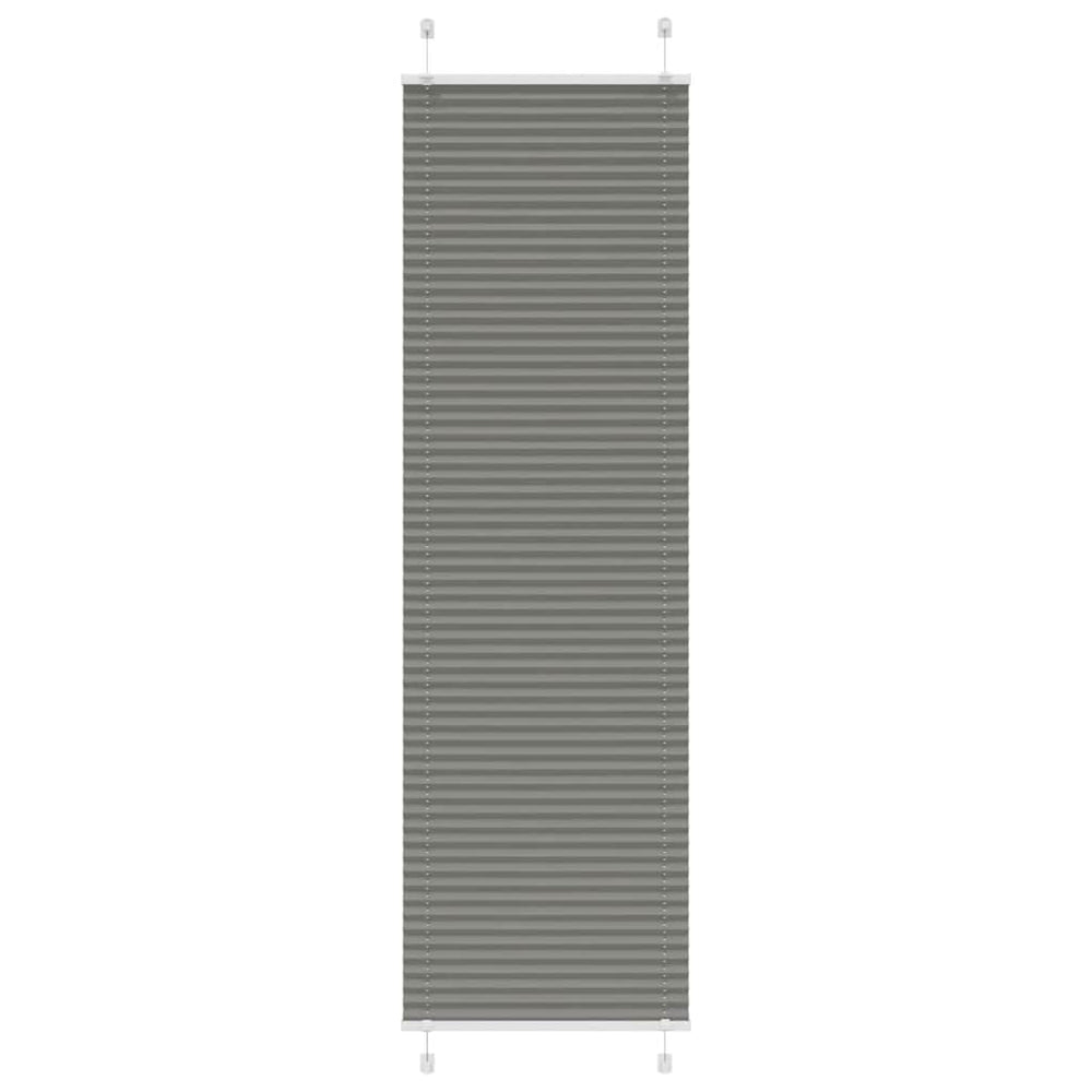 Vidaxl plissé rolgordijn 65x200 cm stofbreedte 64,4 cm antraciet