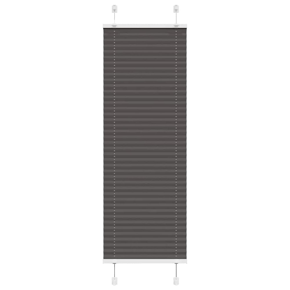 Vidaxl plissé rolgordijn 45x100 cm stofbreedte 44,4 cm polyester zwart