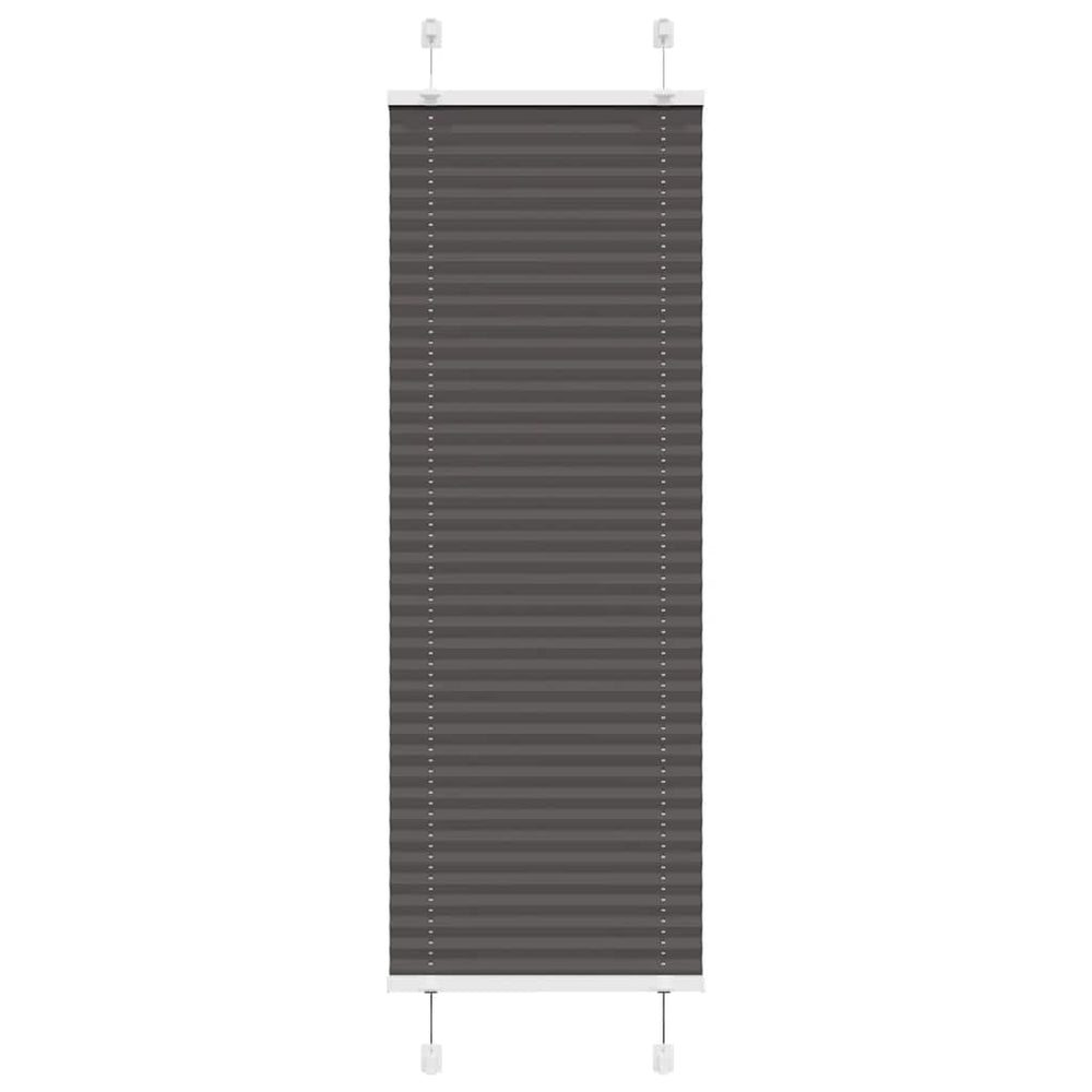 Vidaxl plissé rolgordijn 40x150 cm stofbreedte 39,4 cm polyester zwart