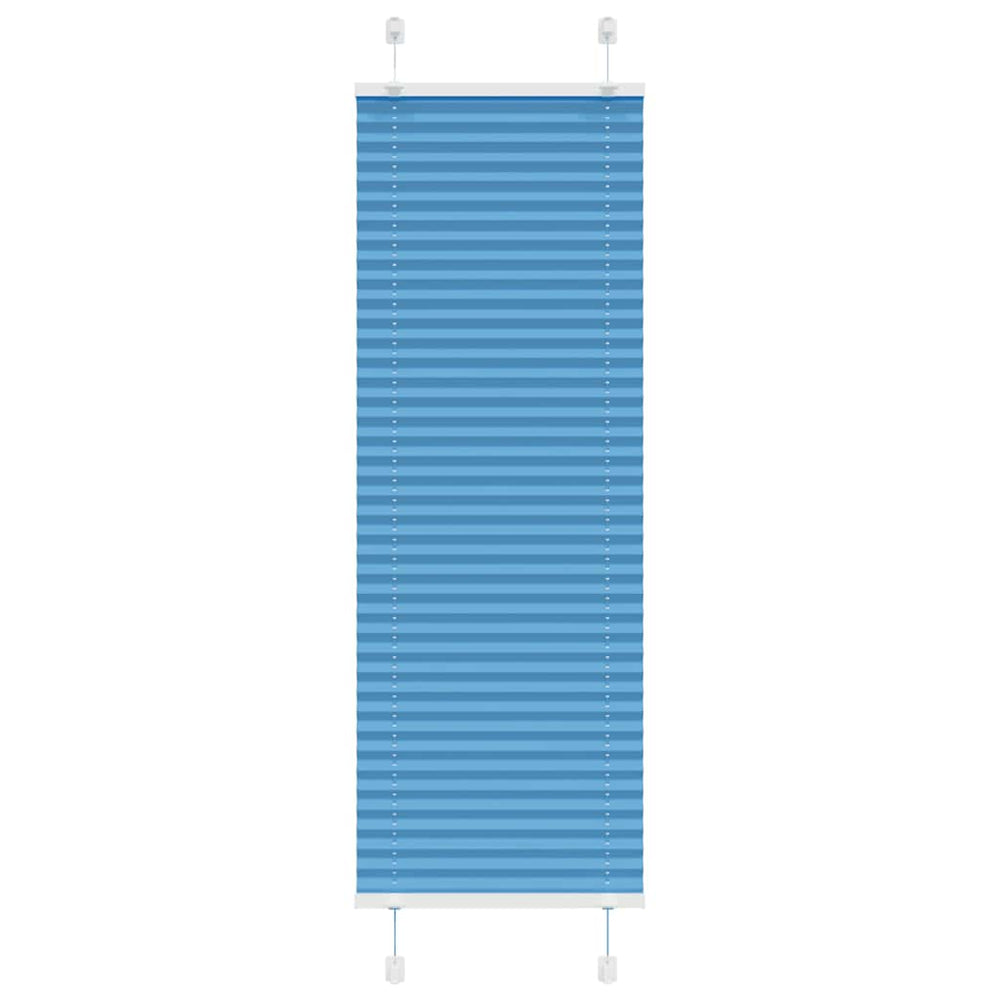 Vidaxl plissé rolgordijn 45x100 cm stofbreedte 44,4 cm polyester blauw