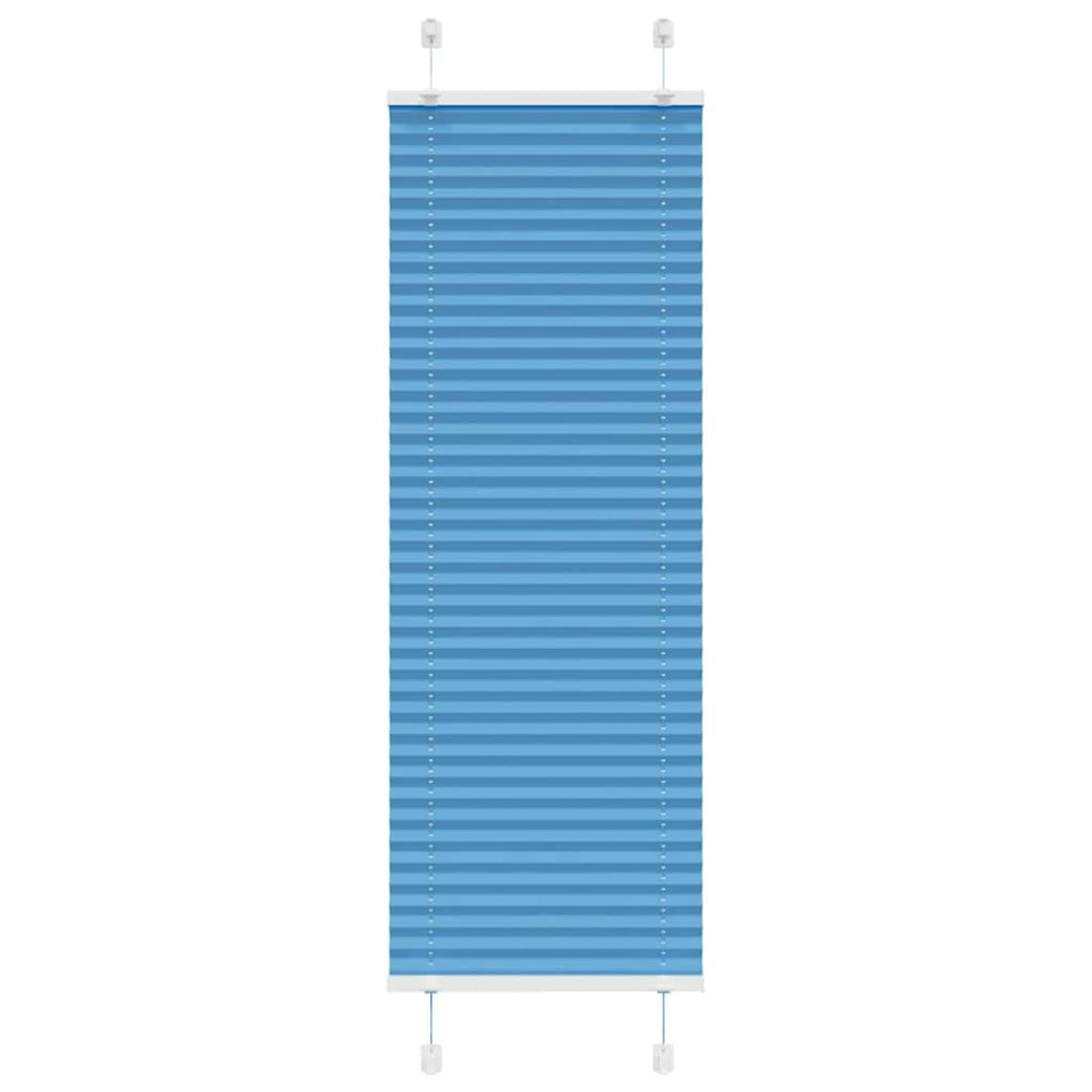 Vidaxl plissé rolgordijn 50x150 cm stofbreedte 49,4 cm polyester blauw