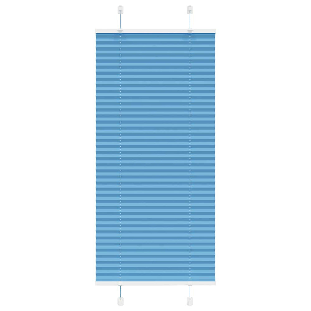 Vidaxl plissé rolgordijn 60x150 cm stofbreedte 59,4 cm polyester blauw