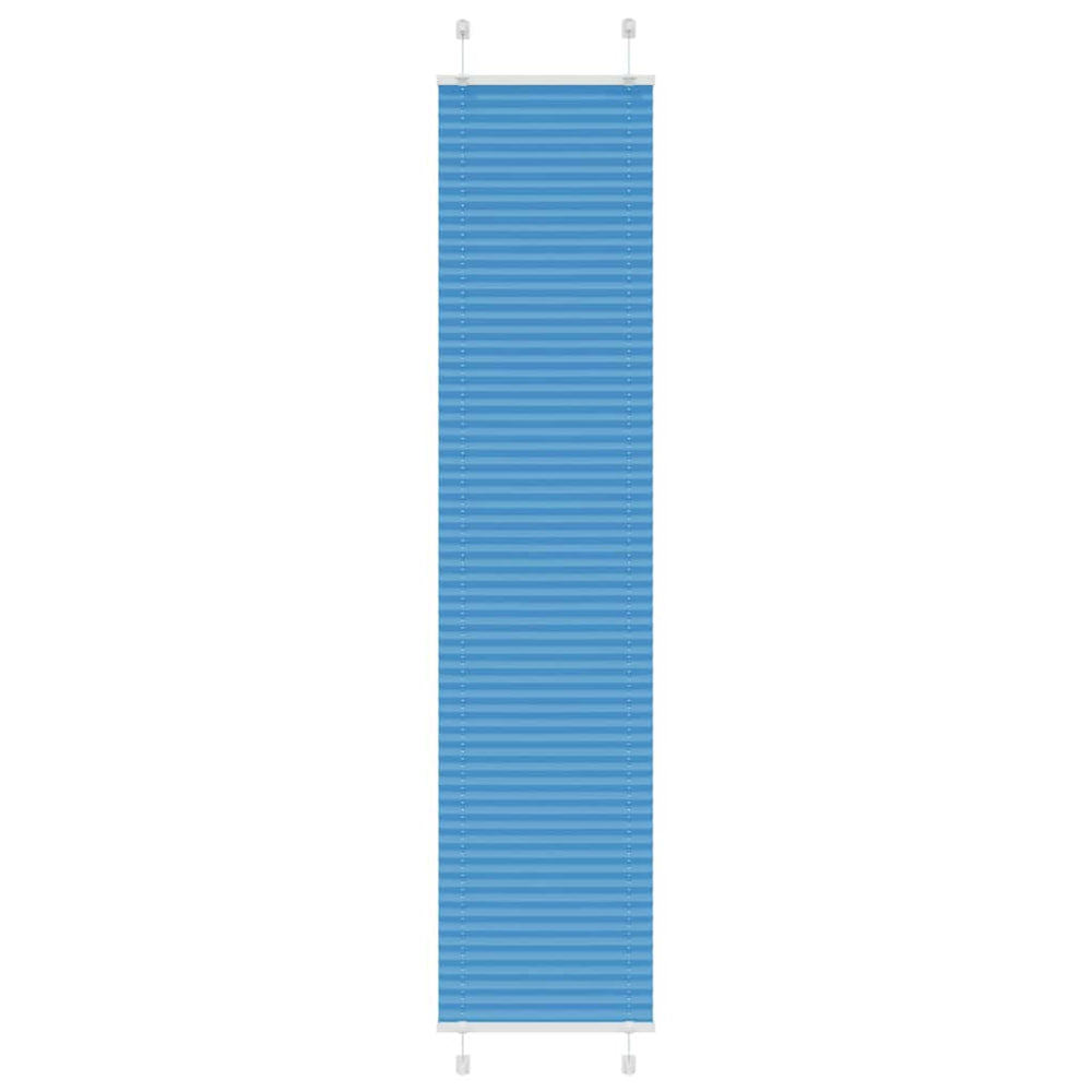 Vidaxl plissé rolgordijn 45x200 cm stofbreedte 44,4 cm polyester blauw