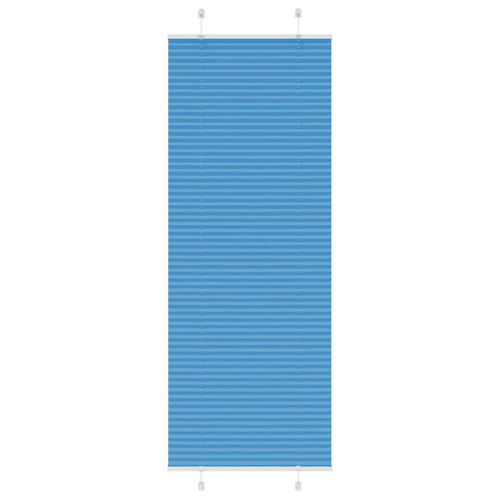 Vidaxl plissé rolgordijn 70x200 cm stofbreedte 69,4 cm polyester blauw