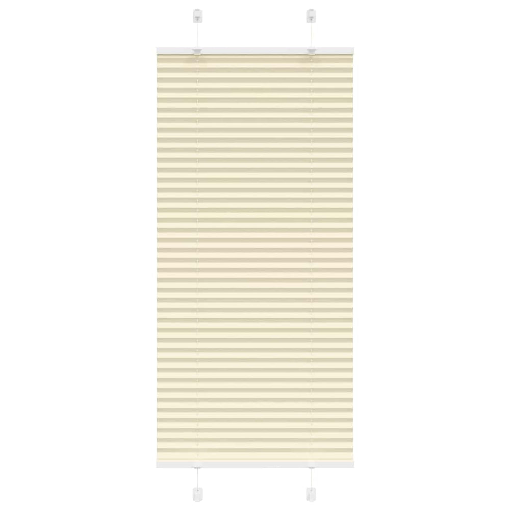 Vidaxl plissé rolgordijn 55x150 cm stofbreedte 54,4 cm polyester crème