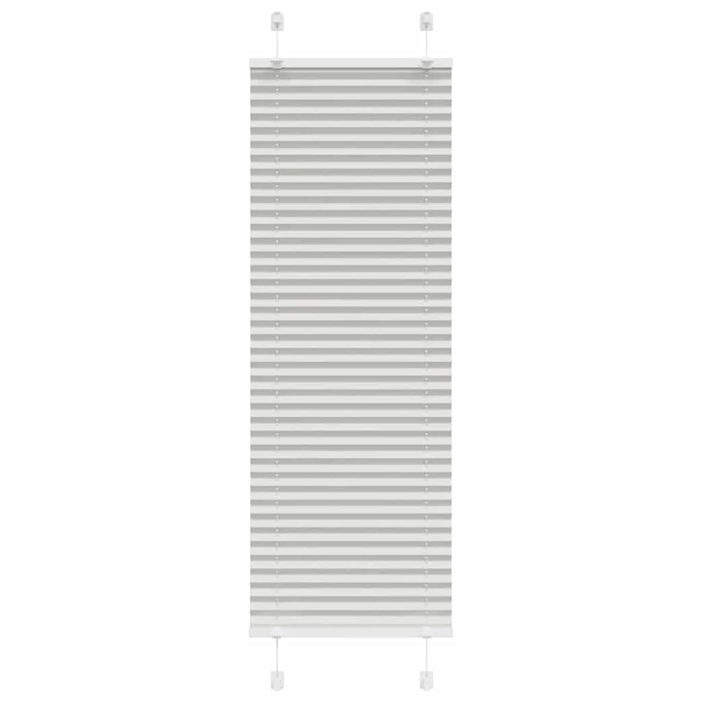 Vidaxl plissé rolgordijn 45x100 cm stofbreedte 44,4 cm lichtgrijs