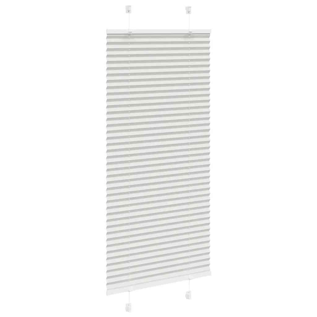 Vidaxl plissé rolgordijn 55x100 cm stofbreedte 54,4 cm lichtgrijs
