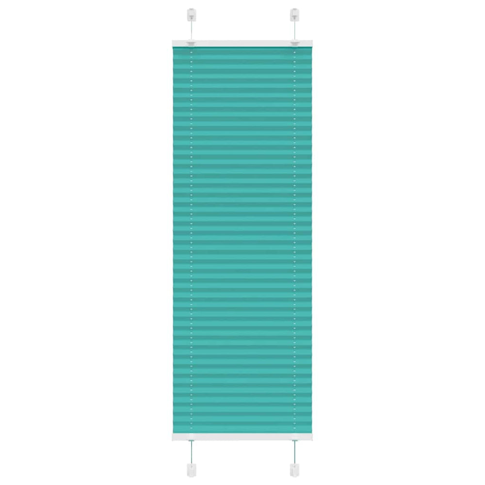 Vidaxl plissé rolgordijn 45x150 cm stofbreedte 44,4 cm petrol groen