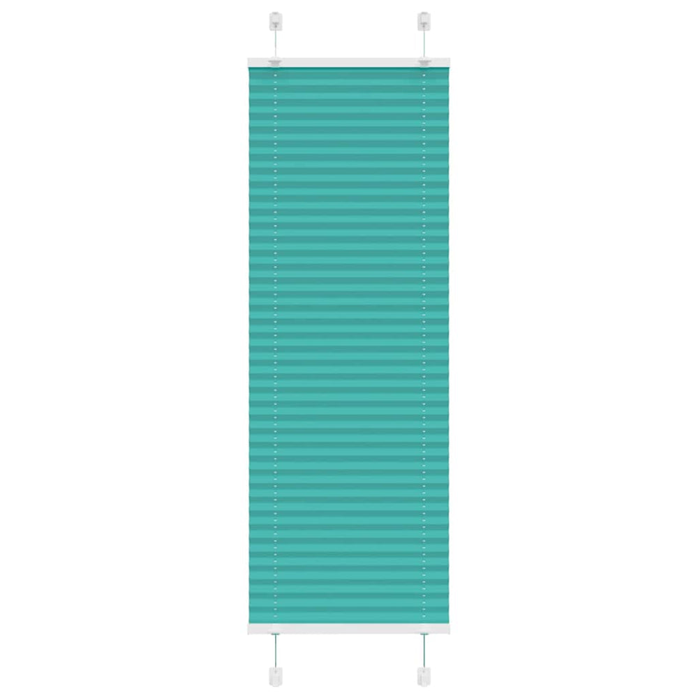 Vidaxl plissé rolgordijn 50x150 cm stofbreedte 49,4 cm petrol groen
