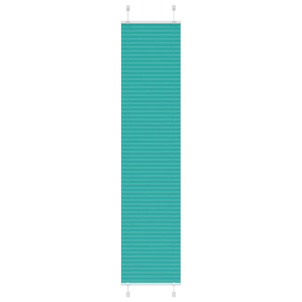 Vidaxl plissé rolgordijn 40x200 cm stofbreedte 39,4 cm petrol groen