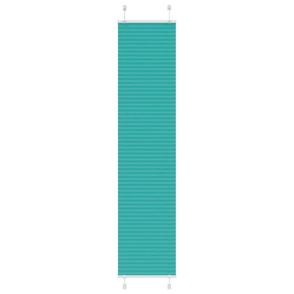 Vidaxl plissé rolgordijn 45x200 cm stofbreedte 44,4 cm petrol groen