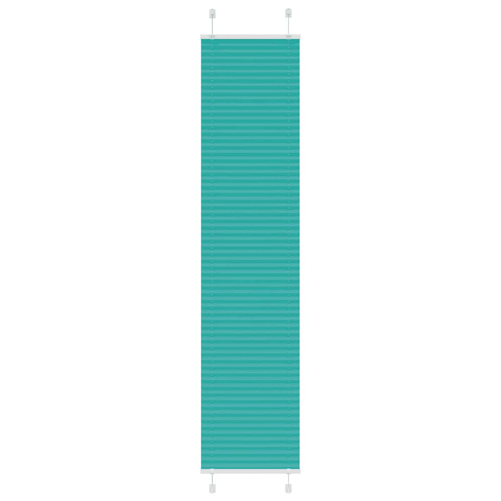 Vidaxl plissé rolgordijn 50x200 cm stofbreedte 49,4 cm petrol groen