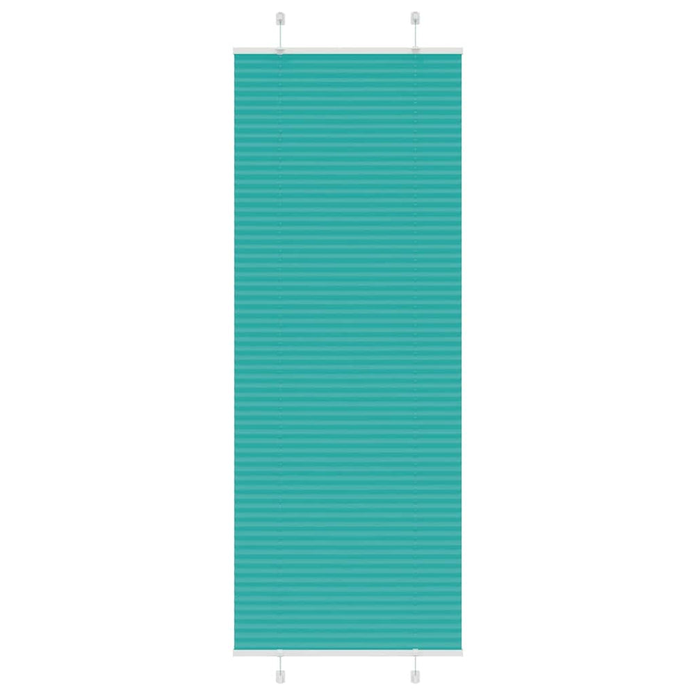 Vidaxl plissé rolgordijn 70x200 cm stofbreedte 69,4 cm petrol groen