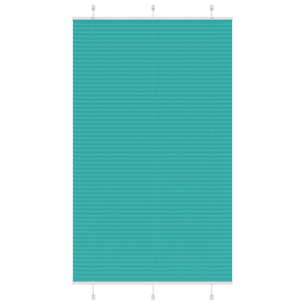 Vidaxl plissé rolgordijn 120x200cm stofbreedte 119,4cm petrol groen