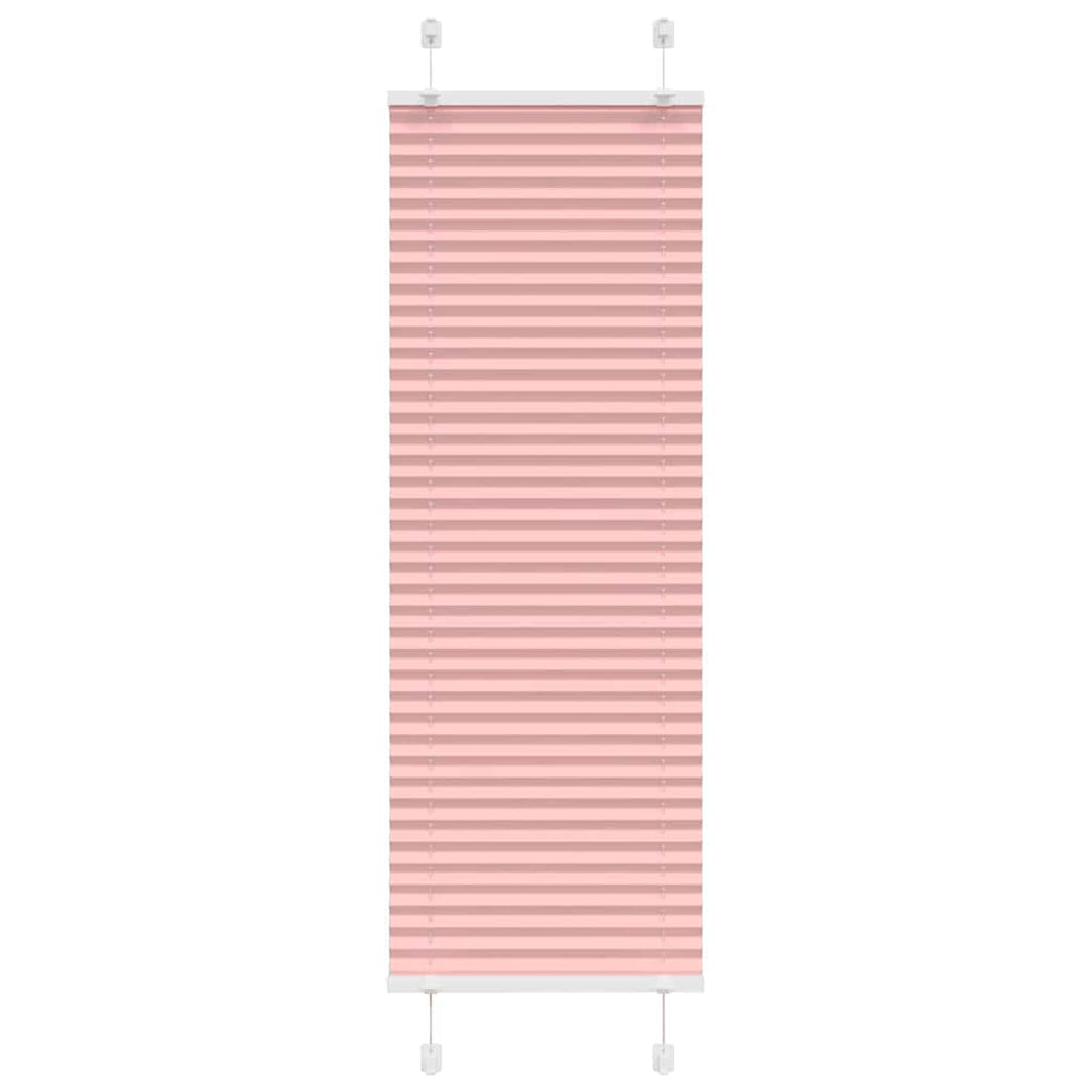 Vidaxl plissé rolgordijn 45x100 cm stofbreedte 44,4 cm polyester roze