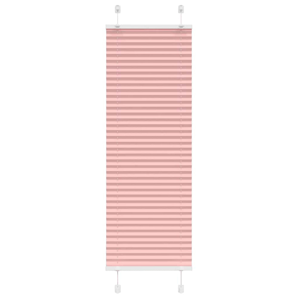 Vidaxl plissé rolgordijn 50x100 cm stofbreedte 49,4 cm polyester roze