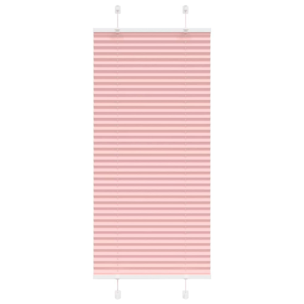 Vidaxl plissé rolgordijn 55x100 cm stofbreedte 54,4 cm polyester roze