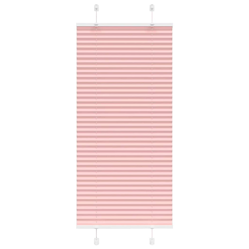 Vidaxl plissé rolgordijn 60x100 cm stofbreedte 59,4 cm polyester roze