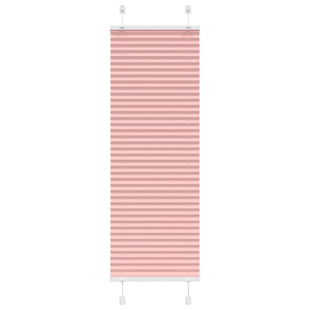 Vidaxl plissé rolgordijn 40x150 cm stofbreedte 39,4 cm polyester roze