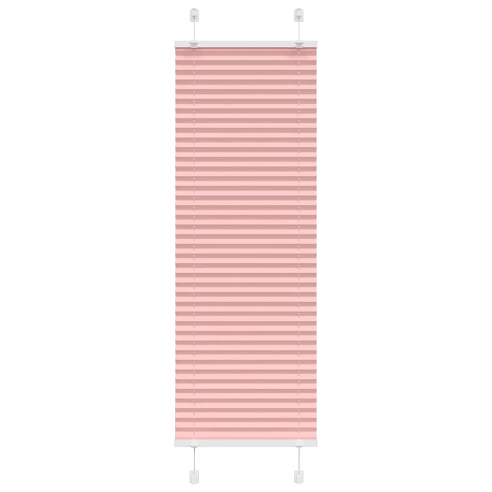Vidaxl plissé rolgordijn 45x150 cm stofbreedte 44,4 cm polyester roze