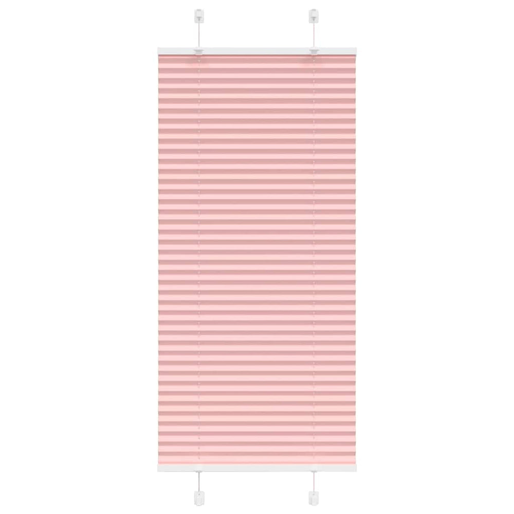 Vidaxl plissé rolgordijn 65x150 cm stofbreedte 64,4 cm polyester roze