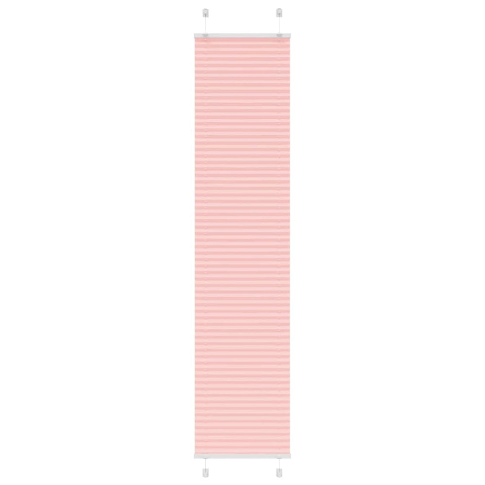 Vidaxl plissé rolgordijn 40x200 cm stofbreedte 39,4 cm polyester roze