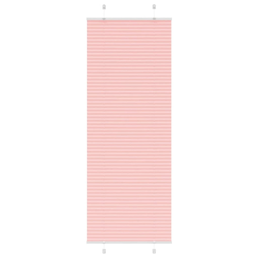 Vidaxl plissé rolgordijn 70x200 cm stofbreedte 69,4 cm polyester roze