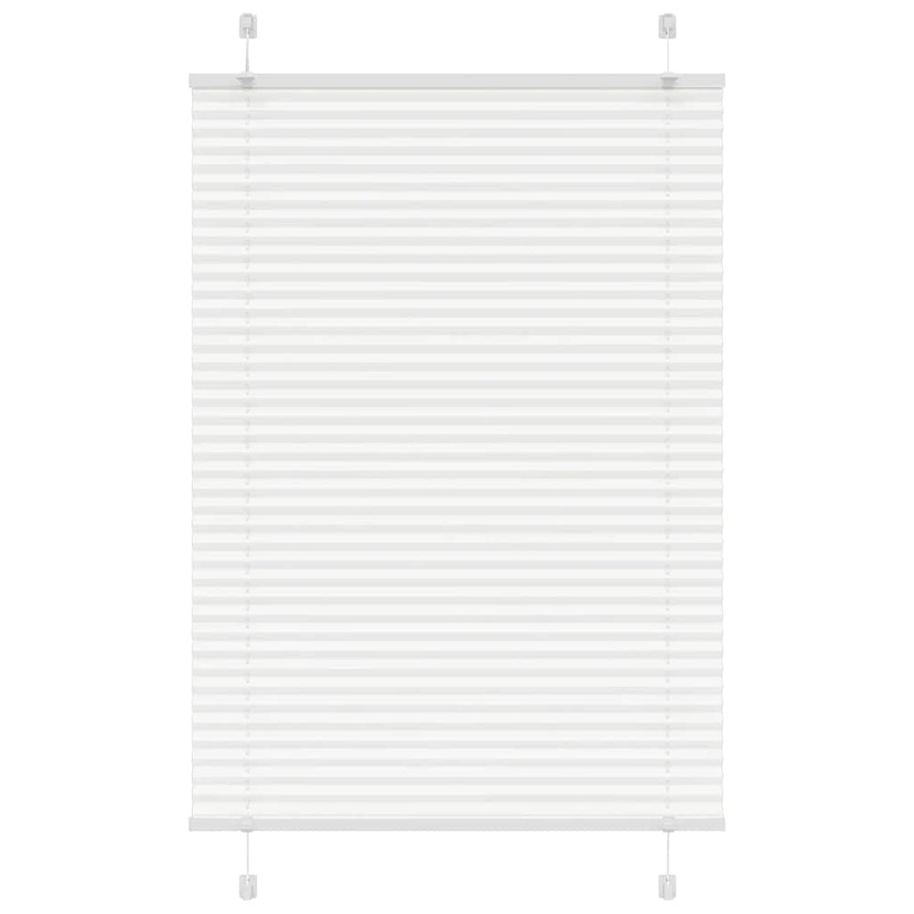 Vidaxl plissé rolgordijn 90x100 cm stofbreedte 89,4 cm polyester wit