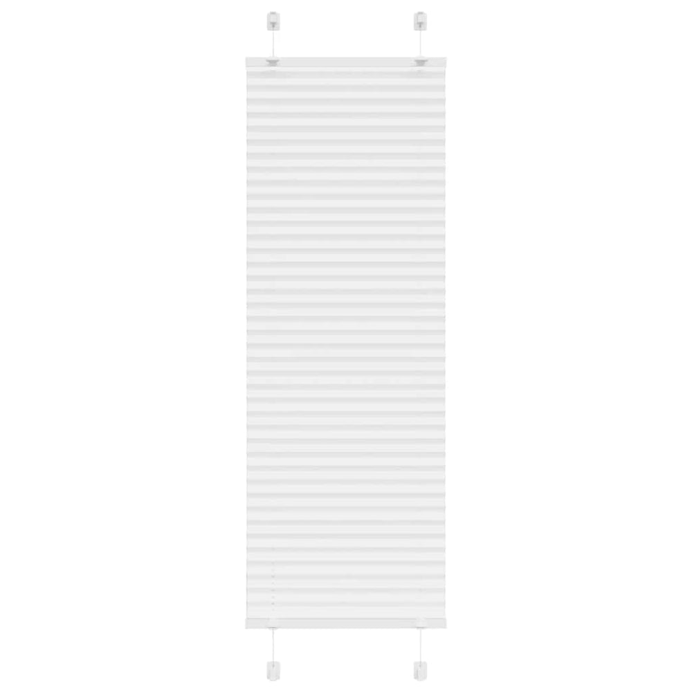 Vidaxl plissé rolgordijn 50x150 cm stofbreedte 49,4 cm polyester wit