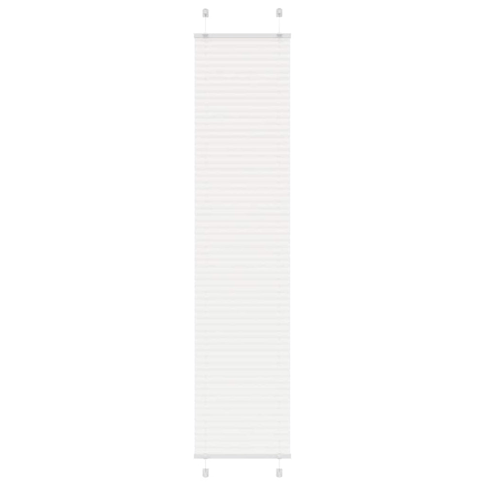 Vidaxl plissé rolgordijn 40x200 cm stofbreedte 39,4 cm polyester wit