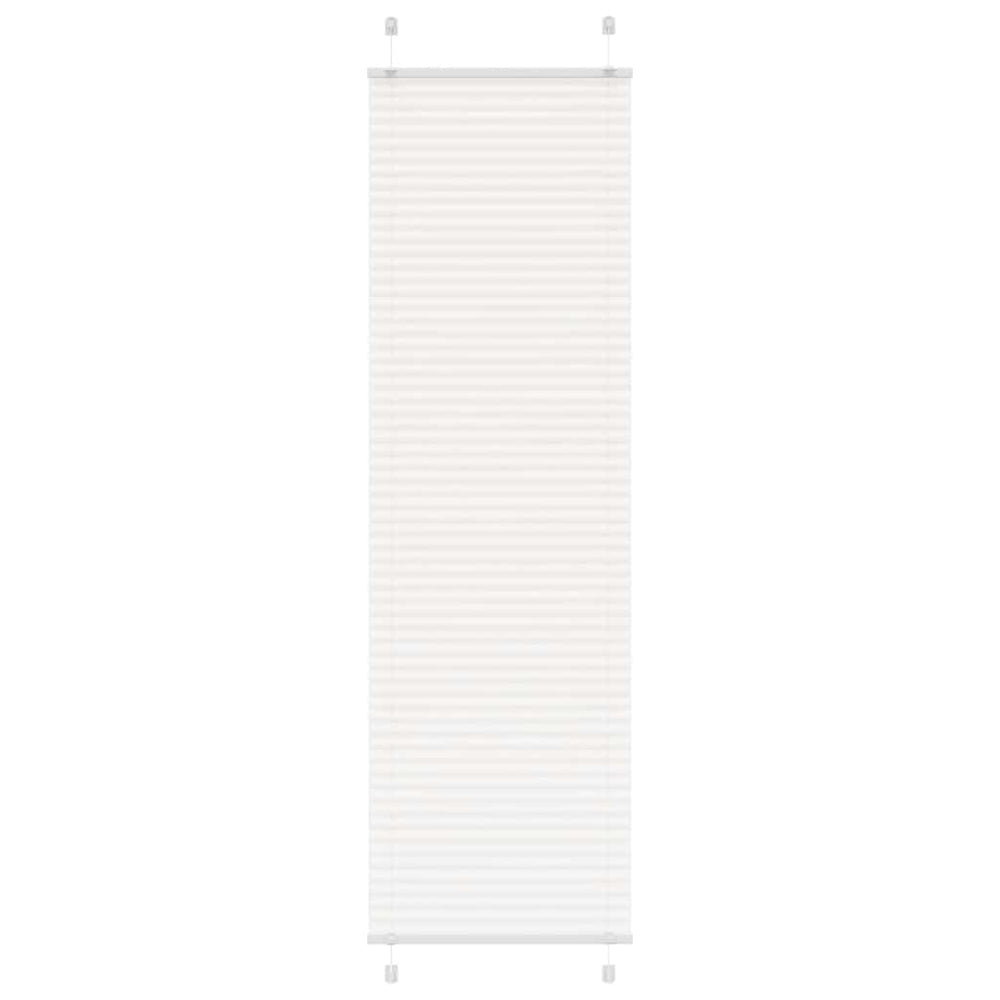 Vidaxl plissé rolgordijn 60x200 cm stofbreedte 59,4 cm polyester wit