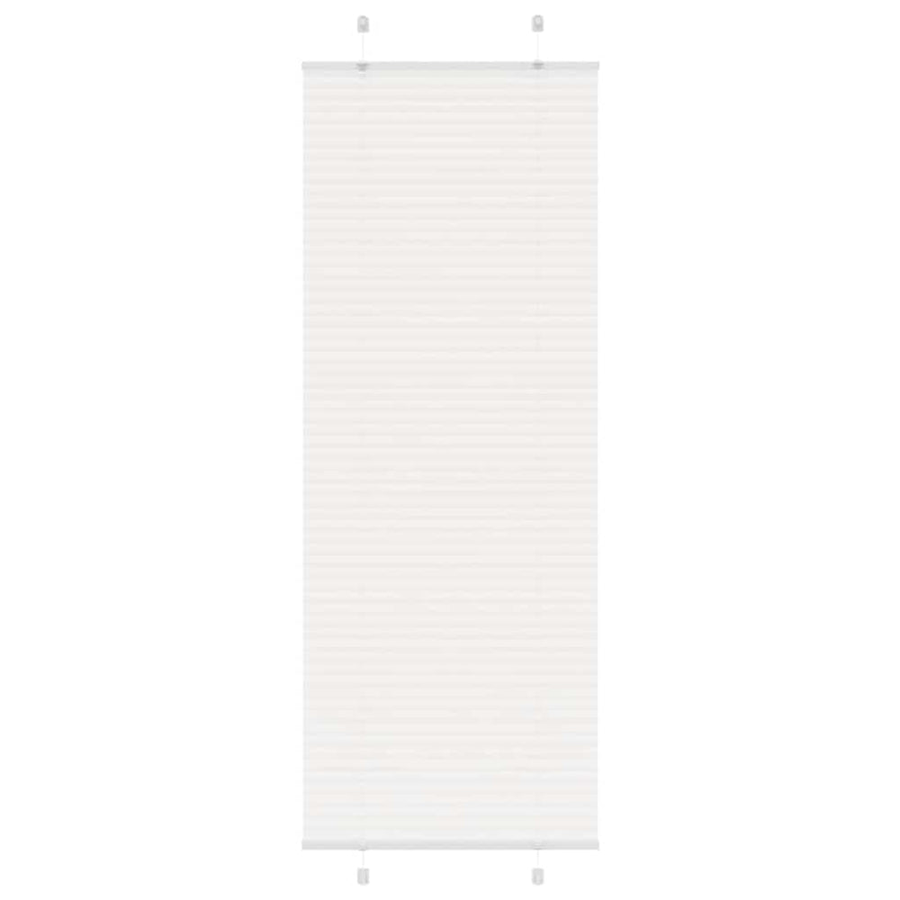 Vidaxl plissé rolgordijn 70x200 cm stofbreedte 69,4 cm polyester wit