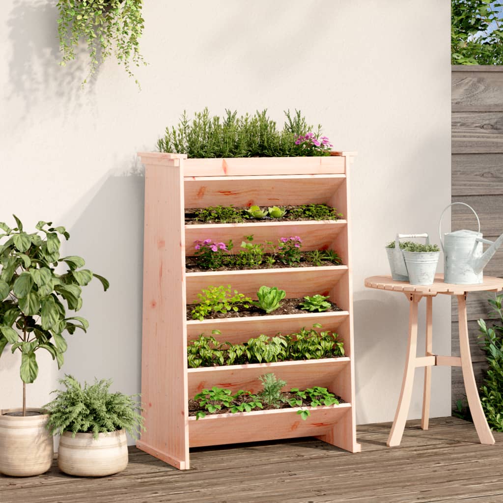 VidaXL Kruidenbak 6-laags 69x40x101,5 cm massief douglashout