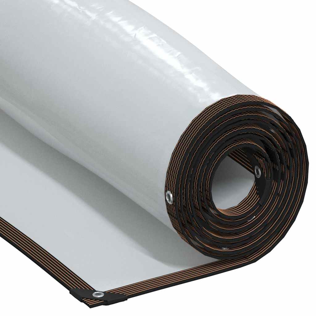 Vidaxl doorzichtige zeildoek met zeilringen 3x3m polyethyleen
