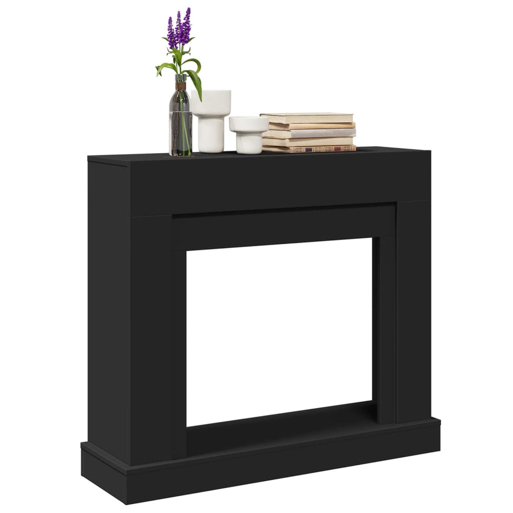 Vidaxl haardombouw 100x30x87,5 cm bewerkt hout zwart