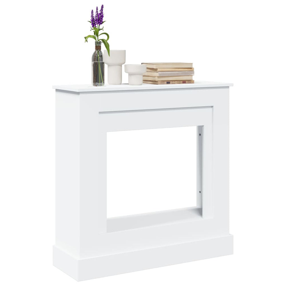 Vidaxl haardombouw 90x30x90 cm bewerkt hout wit