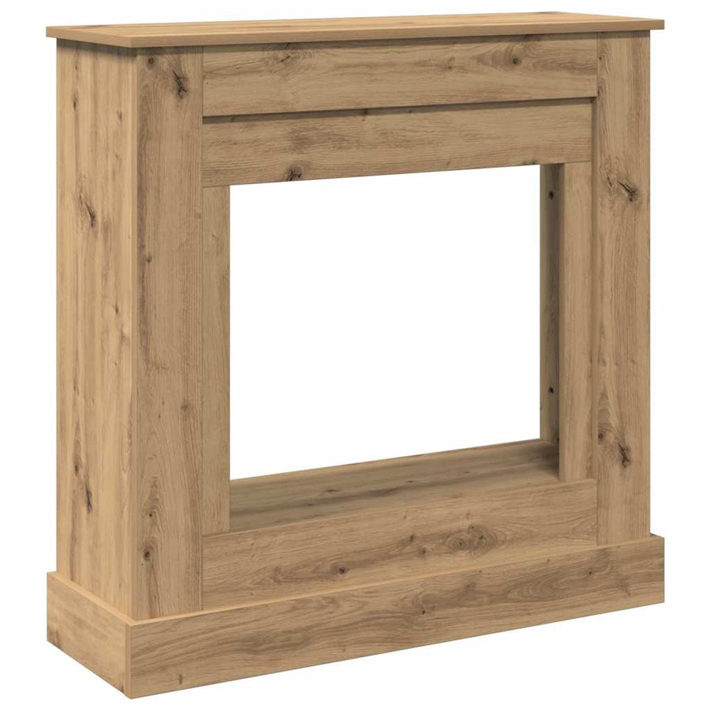 Vidaxl haardombouw 90x30x90 cm bewerkt hout artisanaal eikenkleurig