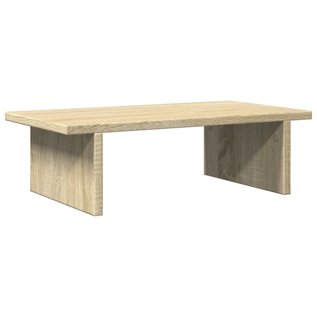 VidaXL Monitorstandaard 50x27x15 cm bewerkt hout sonoma eikenkleurig