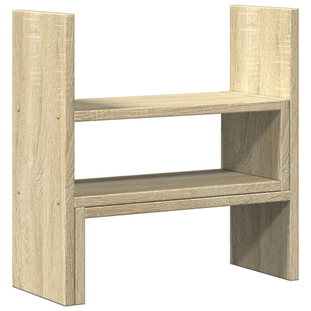 Vidaxl bureau-organizer 40x17x41 cm bewerkt hout sonoma eikenkleurig