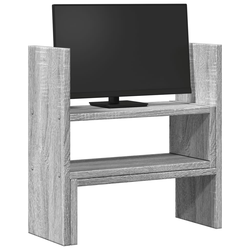 Vidaxl bureau-organizer 40x17x41 cm bewerkt hout grijs sonoma eiken