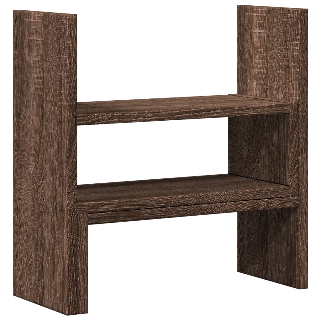 Vidaxl bureau-organizer 40x17x41 cm bewerkt hout bruin eikenkleurig