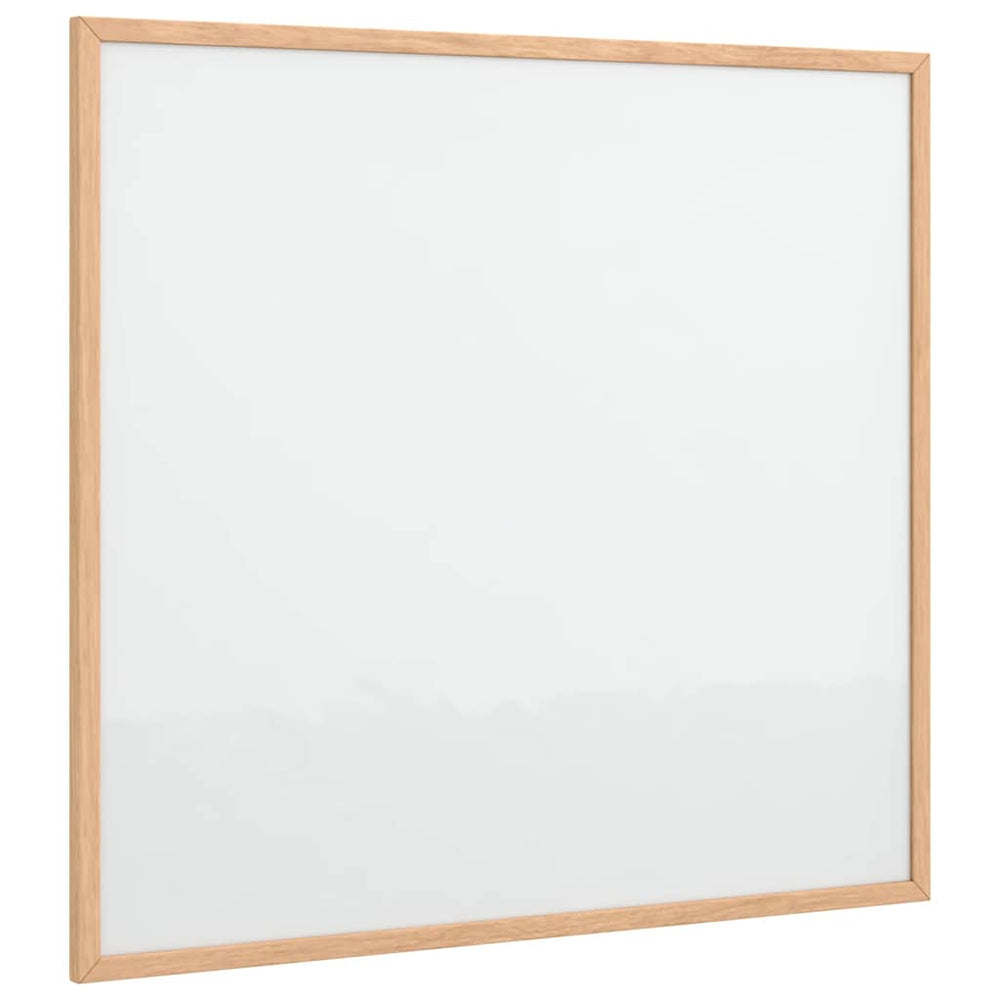 Vidaxl magnetisch whiteboard met massief grenenhouten frame 60x55 cm