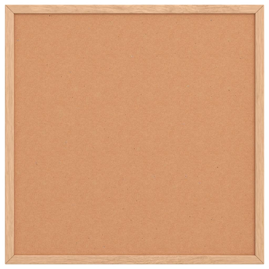 Vidaxl kurkbord met massief grenenhouten frame 40x40 cm