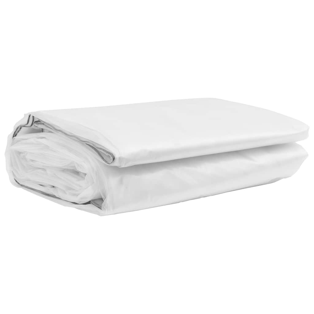 Vidaxl plantenafdekking met zeilringen 2x8 m polyethyleen