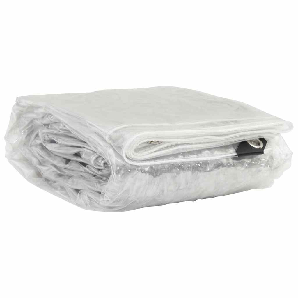 Vidaxl plantenafdekking met zeilringen 3x8 m pvc